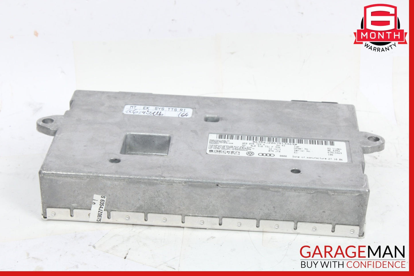 2007-2009 Audi Q7 MMI Control Module Unit 4E0035729A Genuine OEM