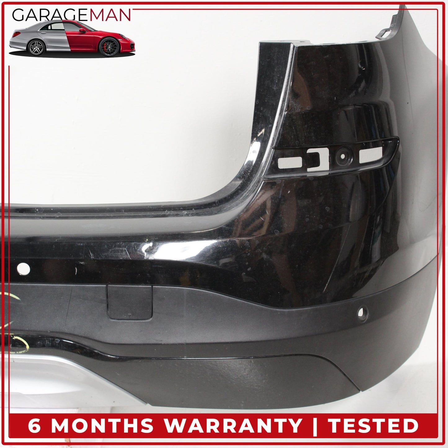 2011-2017 BMW X3 F25 SUV Rear Bumper Cover Panel w/o PDC Black 7392992 OEM