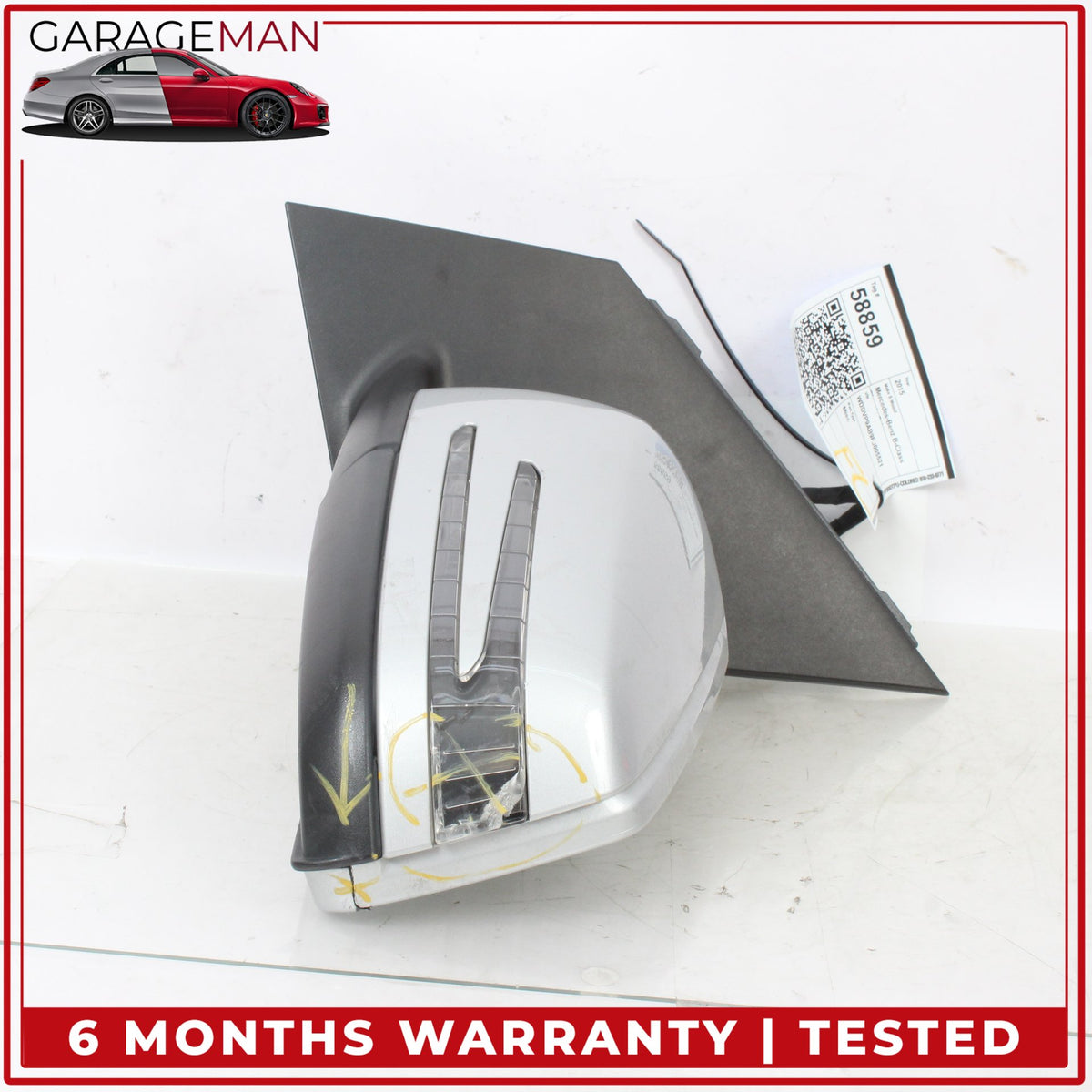 2014-2017 Mercedes W242 B Electric Drive Left Side Door Mirror w/ Blind Spot OEM
