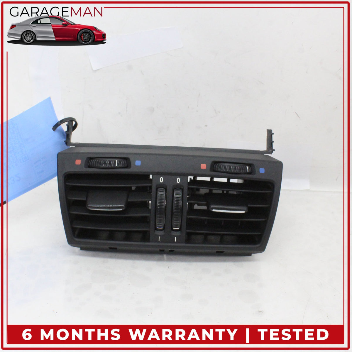 2007-2014 BMW X5 X6 Rear Center Console AC A/C Air Vent Grille 6954953 OEM