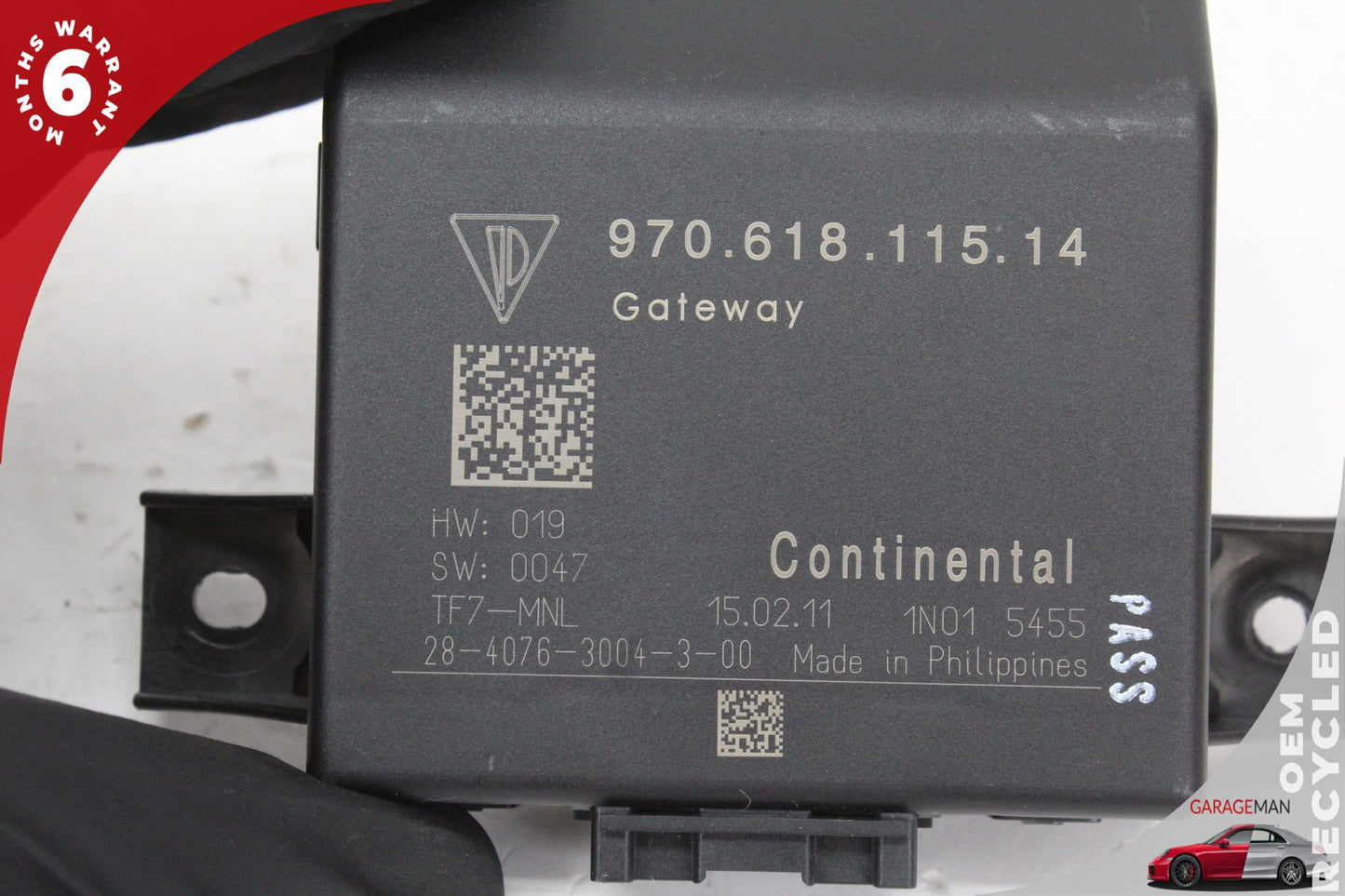 2010-2016 Porsche Panamera 970 Central Gateway Control Module Unit 97061811514