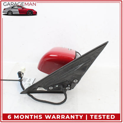 2010-2017 Mercedes C207 E400 Coupe Front Left Side Door Rear View Mirror Red OEM