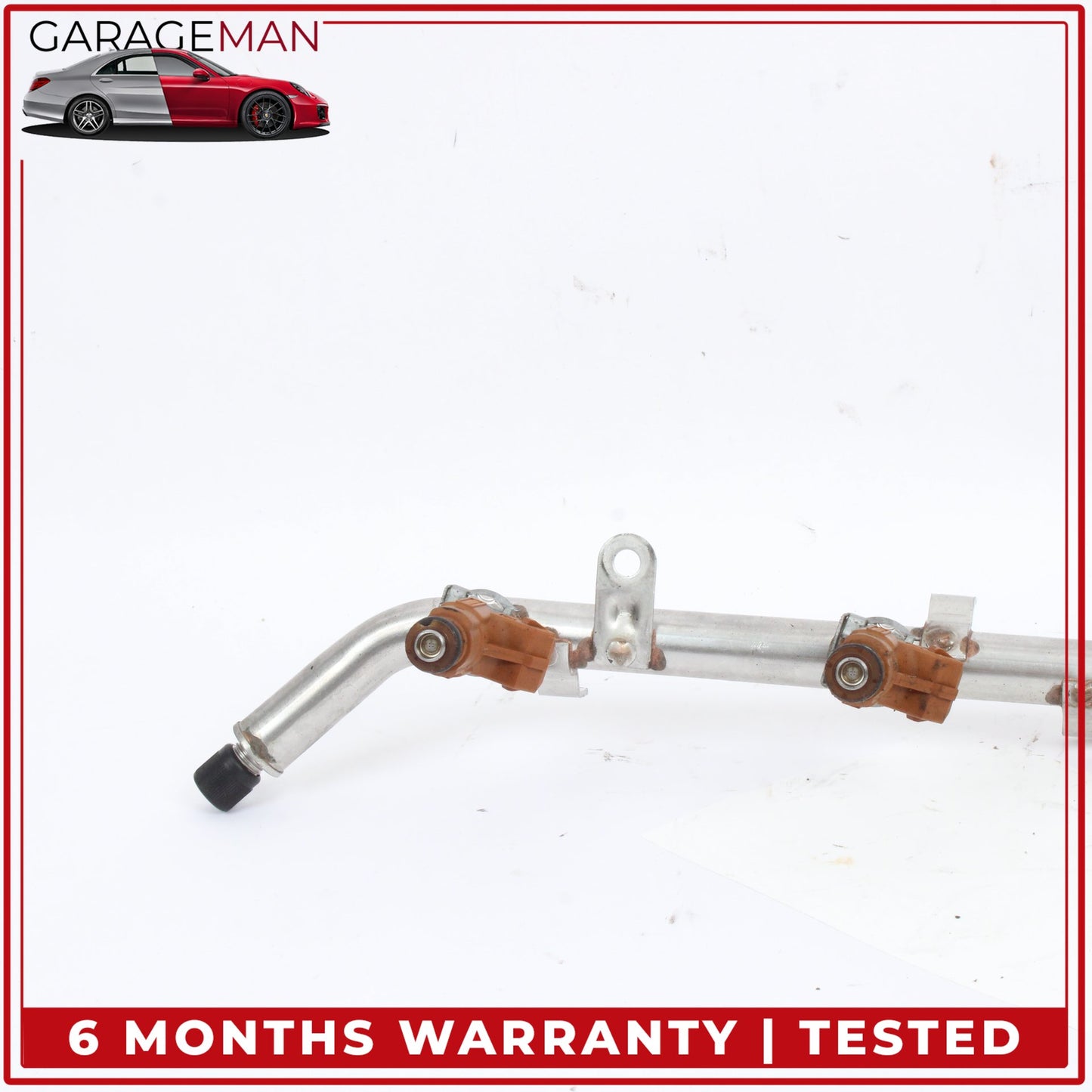 1998-2006 Mercedes W220 S430 CLK430 Fuel Rail Line w/ Injectors 1130700595 OEM