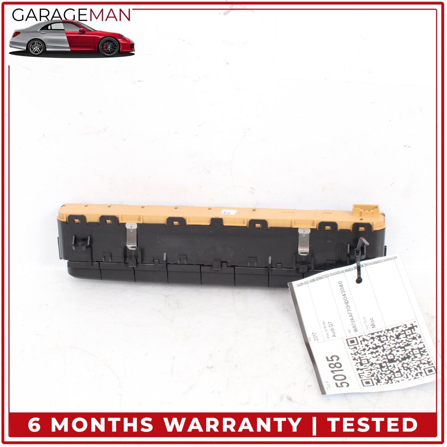 2017-2019 Audi Q7 Hazard Light Traction Control Switch Panel 4M0925301A OEM