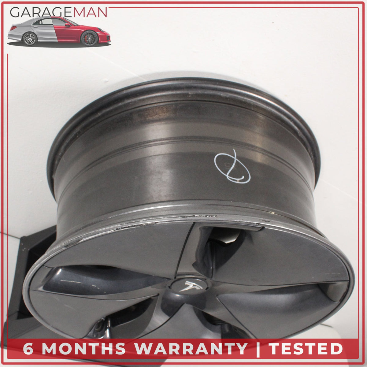 2017-2023 Tesla Model 3 Alloy Wheel Rim w/ Aerocover 18x8.5J ET40 104422100G OEM