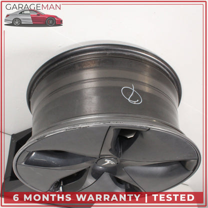 2017-2023 Tesla Model 3 Alloy Wheel Rim w/ Aerocover 18x8.5J ET40 104422100G OEM