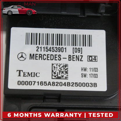 2003-2011 Mercedes-Benz E350 W211 Sedan Front SAM Module Relay Fuse Box 2115453901 OEM