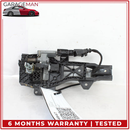 2007-2015 Audi Q7 Front Left Driver Side Exterior Door Handle White Metallic OEM