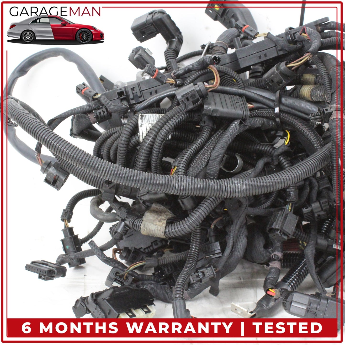 2012-2018 BMW 650i F06 N63 4.4L Engine Motor Wiring Harness Set 7633268 OEM