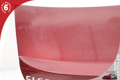 2012-2018 Mercedes W218 CLS550 CLS400 Rear Trunk Lid Panel Assembly Red OEM