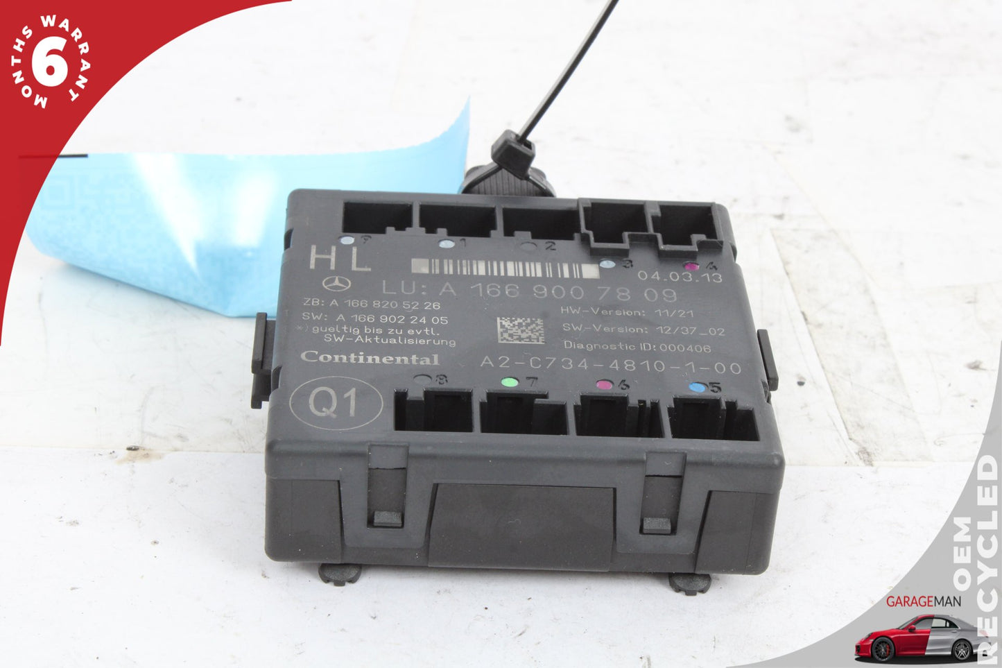 2012-2019 Mercedes X166 GL450 Rear ML350 Left Door Control Module 1669007809 OEM