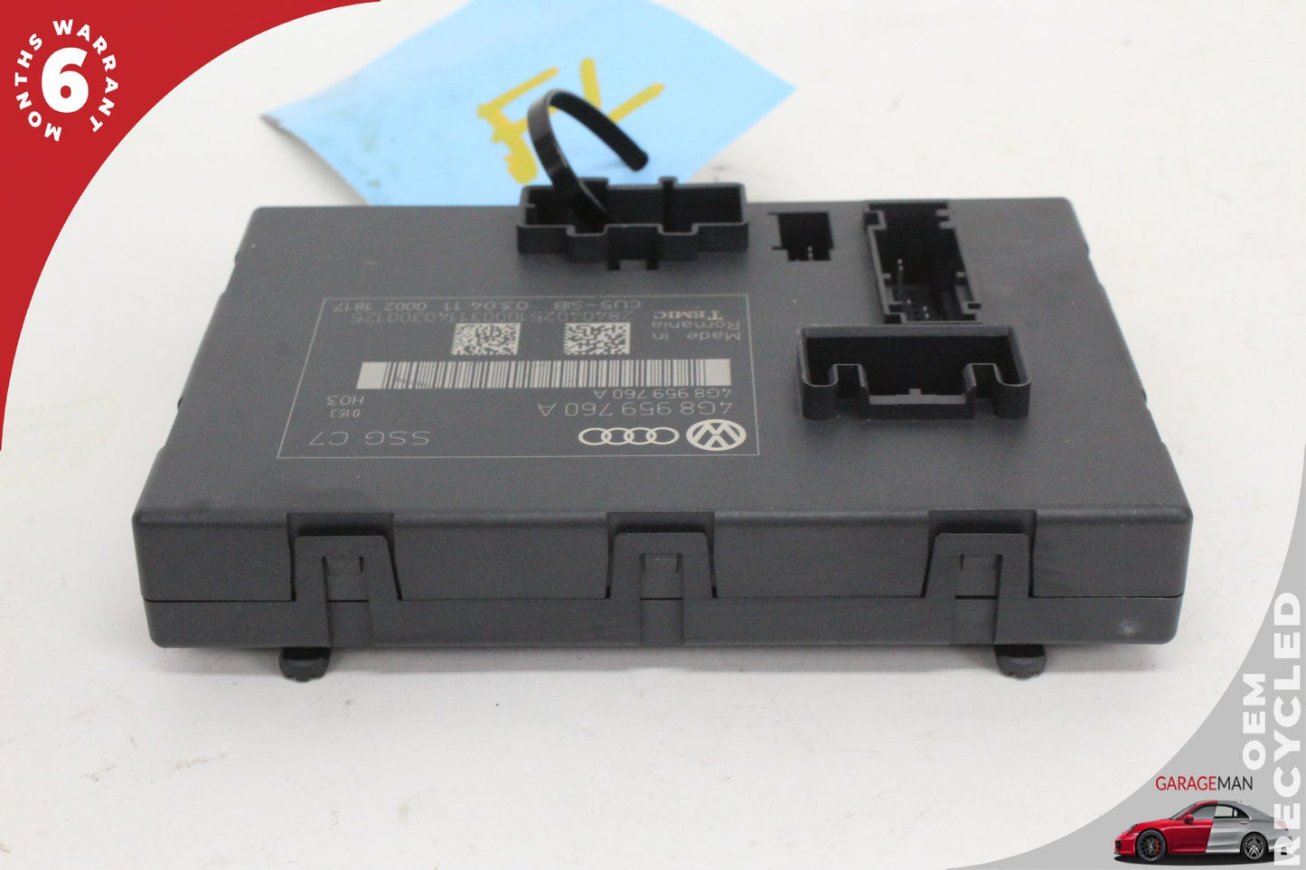 2012-2018 Audi A7 A6 Front Left Side Seat Control Module Unit 4G8959760A OEM