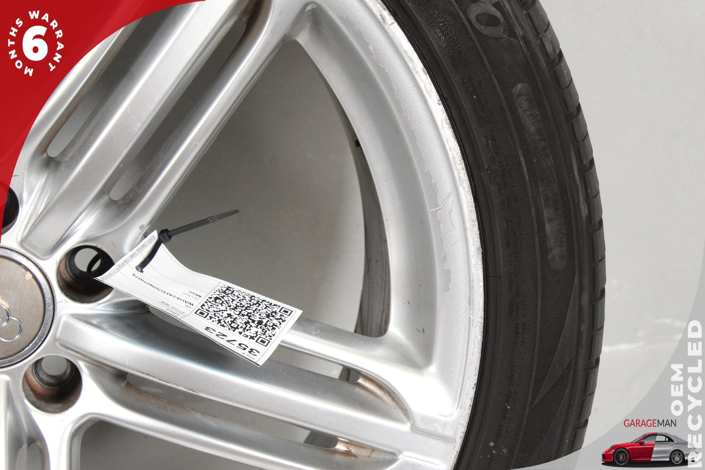 2011-2015 Audi A8 Quattro Wheel Rim w/ Tire 9JX20H2 ET37 4H0601025T OEM
