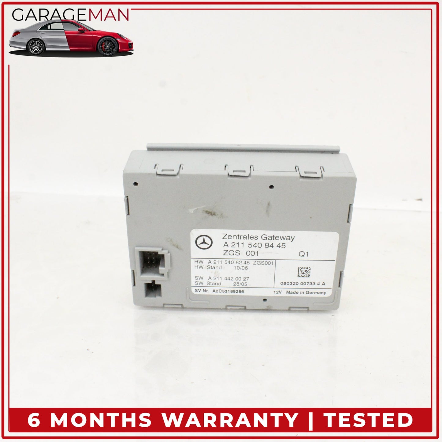 2003-2011 Mercedes W219 CLS550 Central Gateway Control Module 2115408445 OEM