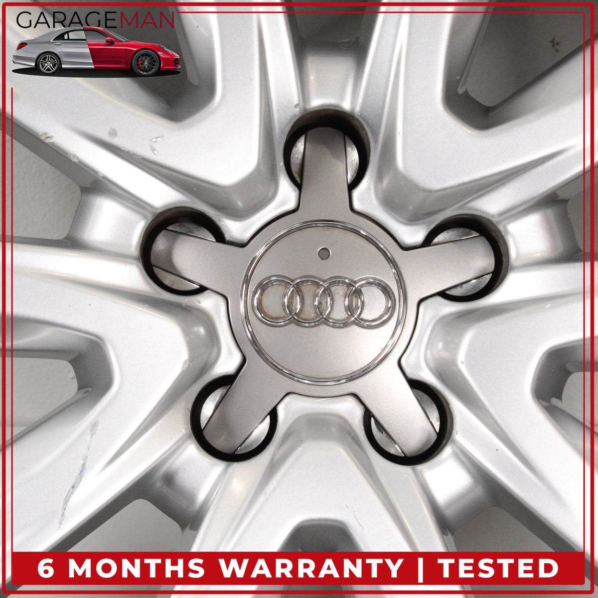 2012-2018 Audi A6 S6 Front or Rear Side Wheel Rim 8JX18H2 ET39 4G0601025BF OEM