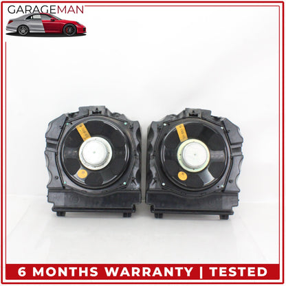 2010-2017 BMW 550i F07 Front Left and Right Side Audio Sound Subwoofer Set OEM