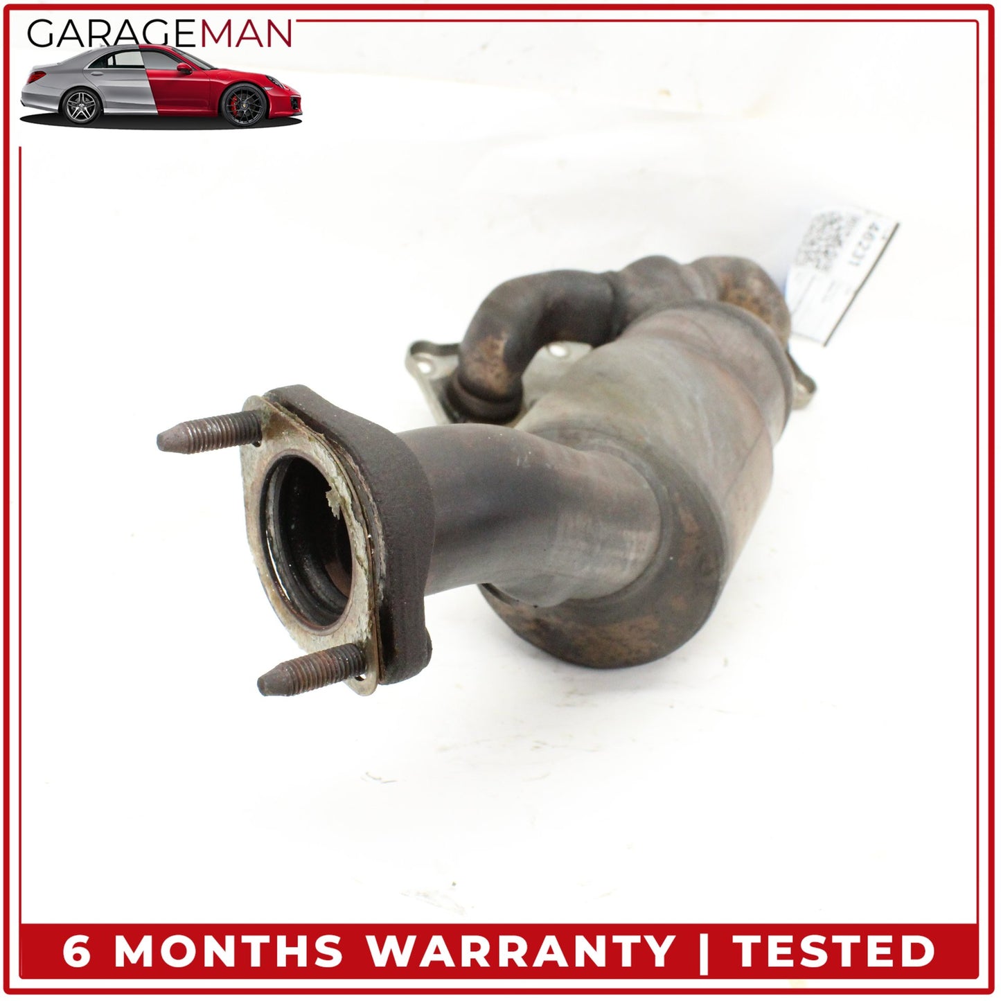 2011 BMW 528i F10 Sedan Exhaust Downpipe 7591446 OEM