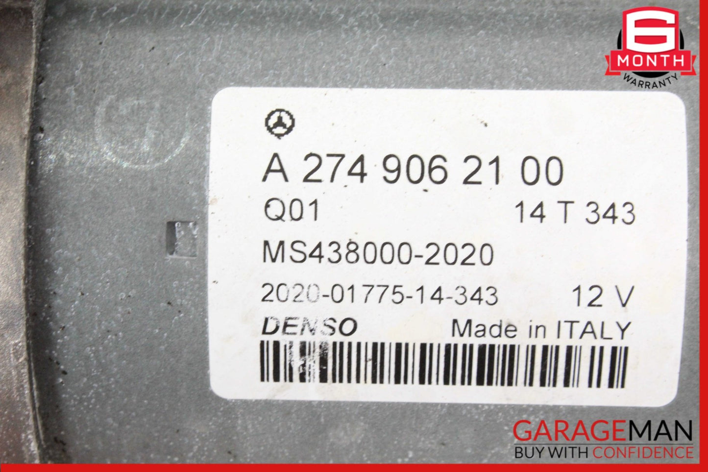 2015-2020 Mercedes-Benz C300 CDI Sedan Starter Motor 2749062100
