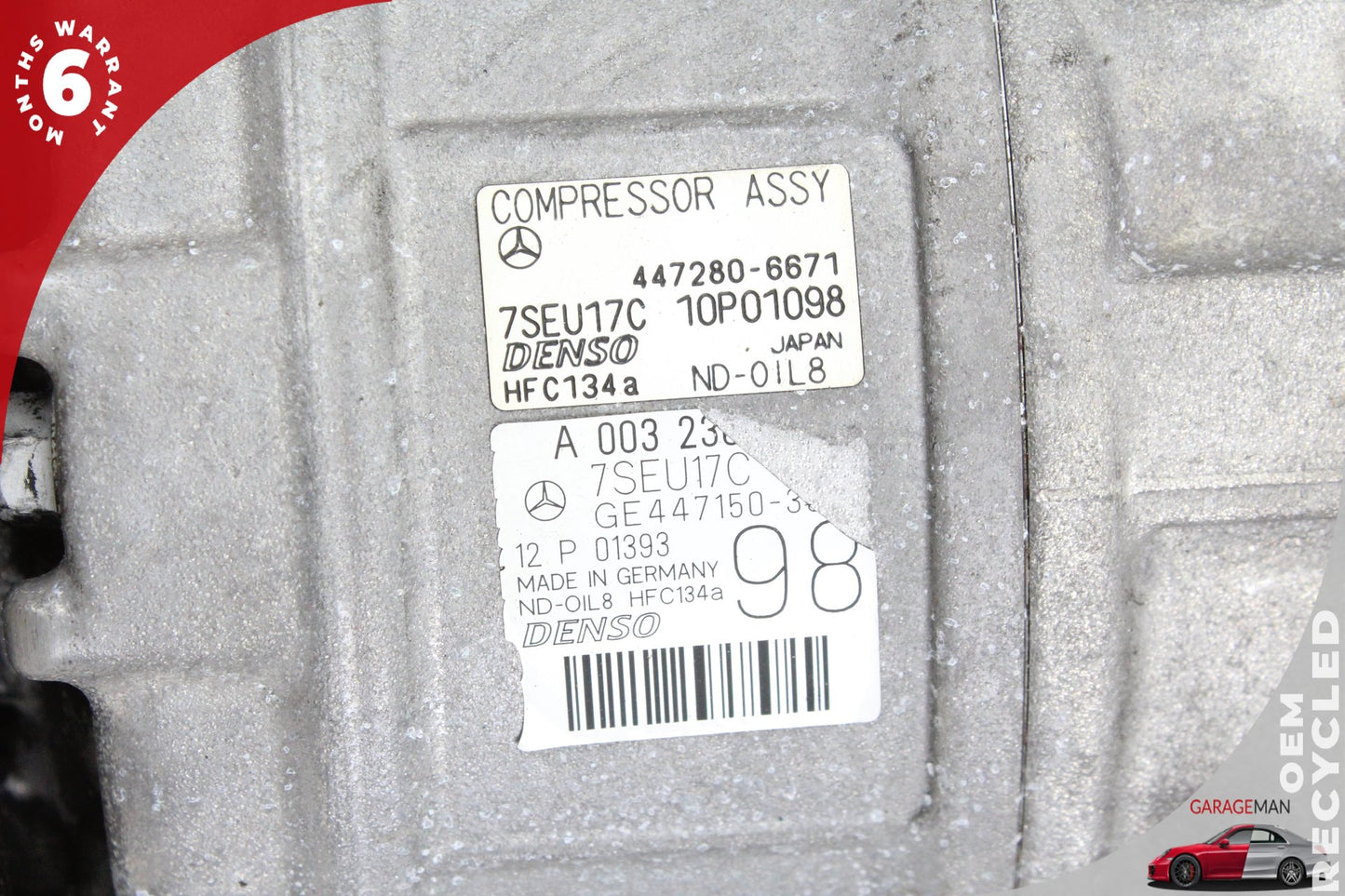 2013-2016 Mercedes-Benz GL450 X166 SUV AC A/C Air Conditioning Compressor 0008309200 OEM