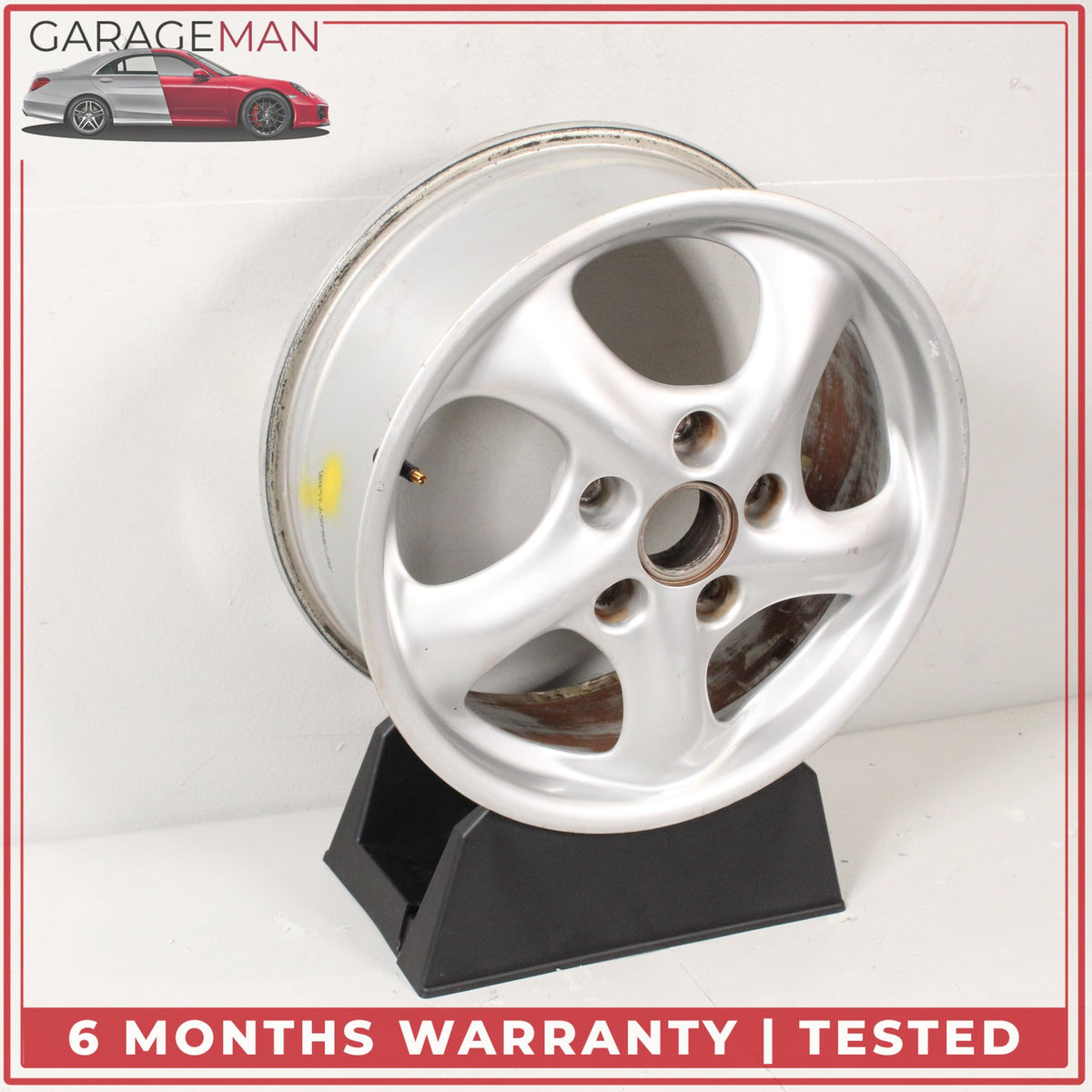 1999-2001 Porsche 911 Carrera 996 Front Side Wheel Rim 7X17 ET55 99636212400 OEM