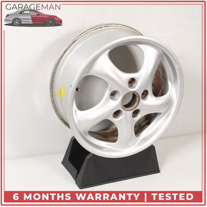 1999-2001 Porsche 911 Carrera 996 Front Side Wheel Rim 7X17 ET55 99636212400 OEM
