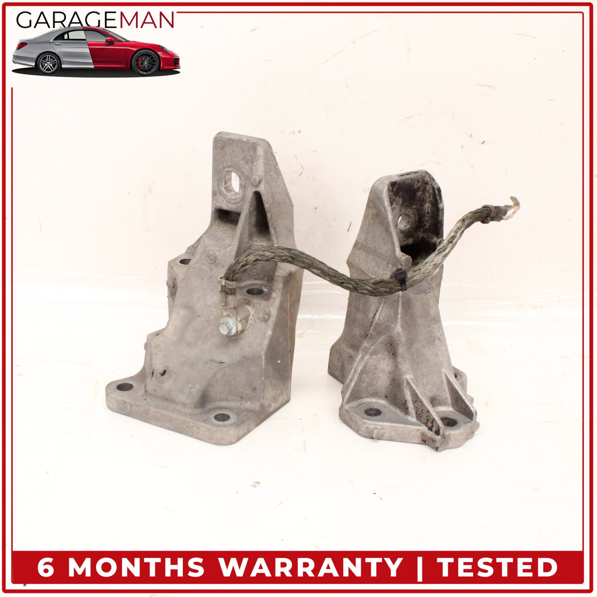 2016-2021 LR Range Rover Sport L494 3.0L Diesel Engine Mount Bracket Set OEM