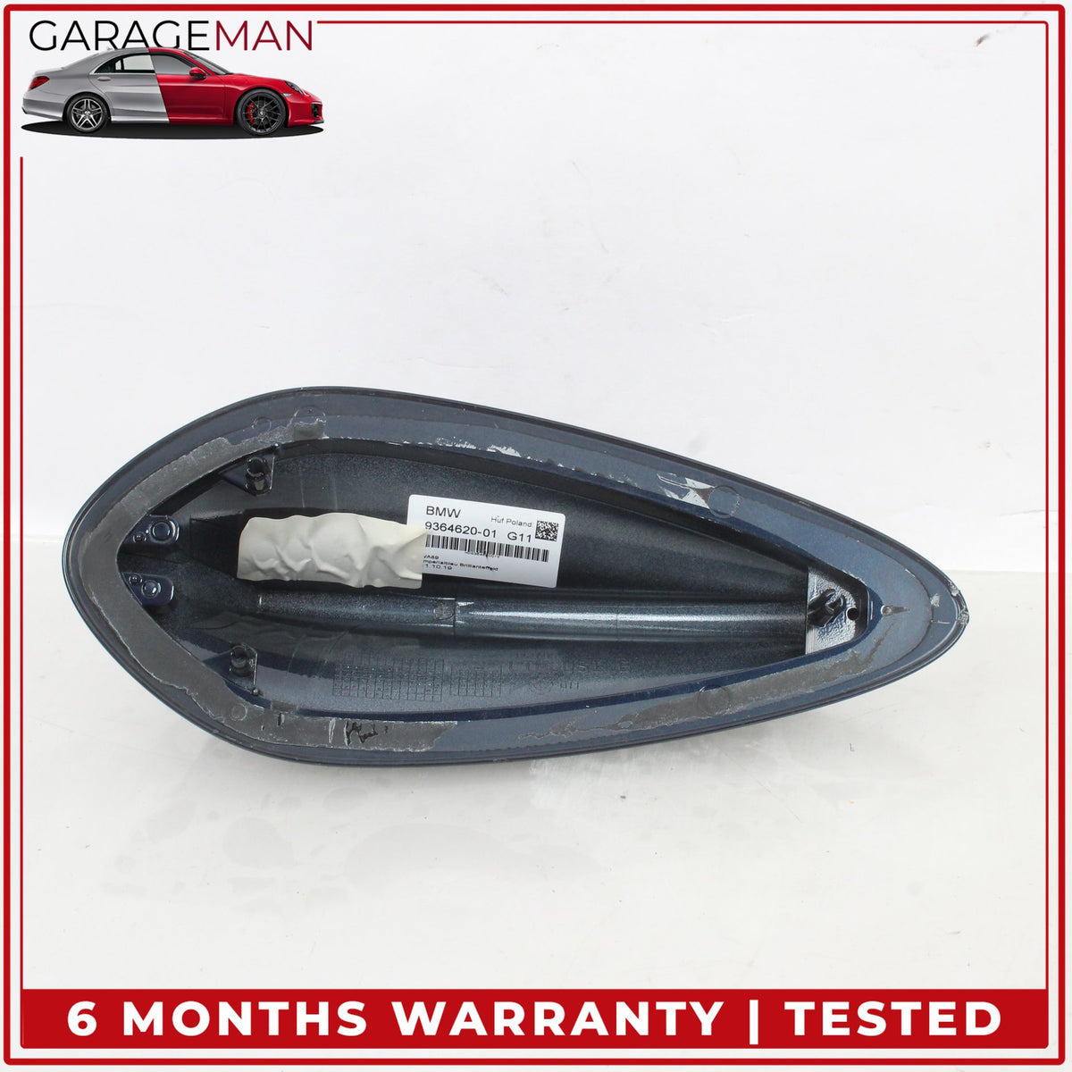 2017-2023 BMW 530e G30 Roof Shark Fin Antenna Module w/ Cover Blue Metallic OEM