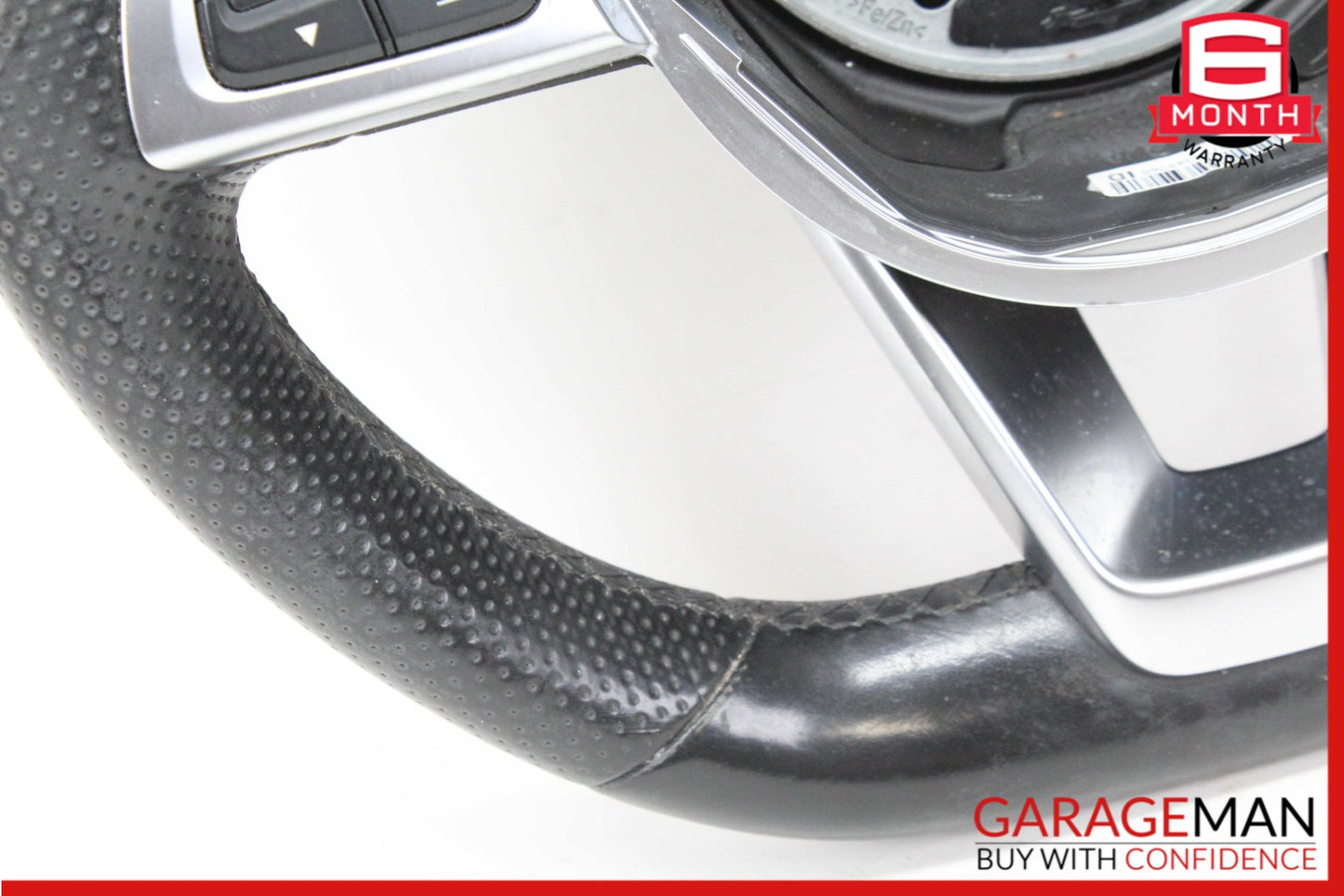 15-20 Mercedes W205 C300 Sport Flat Bottom Steering Wheel w/Paddle Shifters OEM