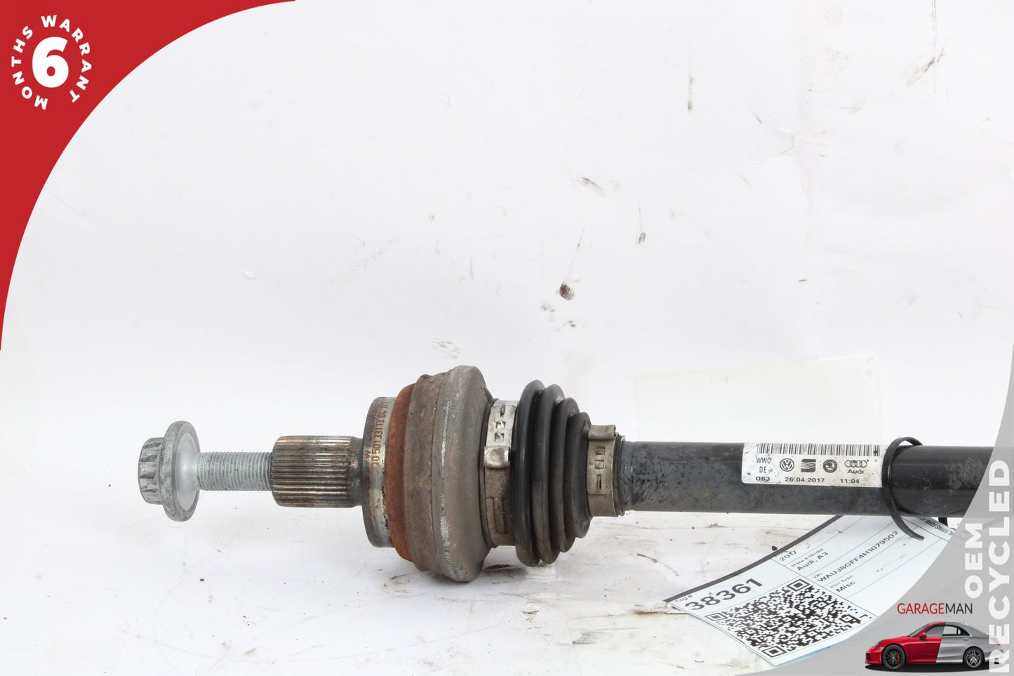 2015-2020 Audi A3 S3 Rear Right Passenger Side CV Axle Shaft 5Q0501204A OEM
