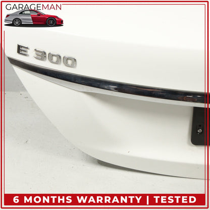 2017-2020 Mercedes W213 E300 Rear Trunk Lid Panel Assembly Polar White OEM