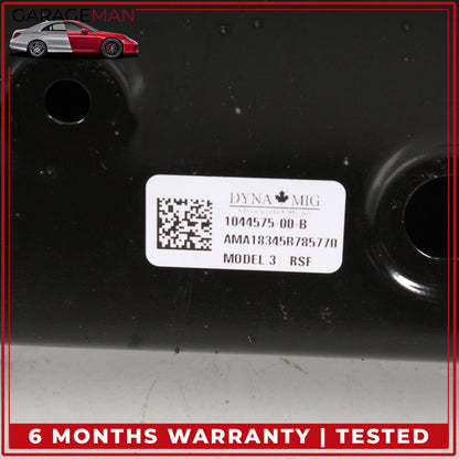 2017-2023 Tesla Model 3 Rear Subframe Crossmember w/ Sway Bar 104457500B OEM