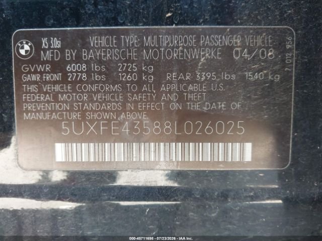Parting Out- 2008 BMW X5 E70 Si- 227