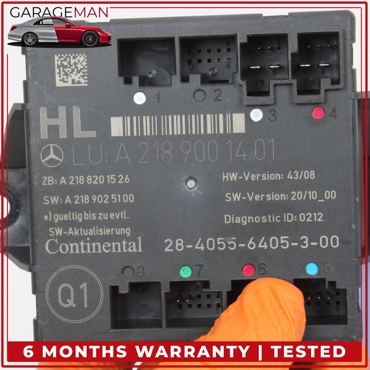 2008-2018 Mercedes W218 CLS63 AMG Rear Left Door Control Module 2189001401 OEM