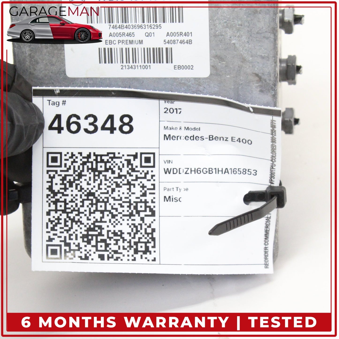 2017-2019 Mercedes-Benz E400 W213 Station Wagon ABS Anti Lock Brake Pump Module A2134311001