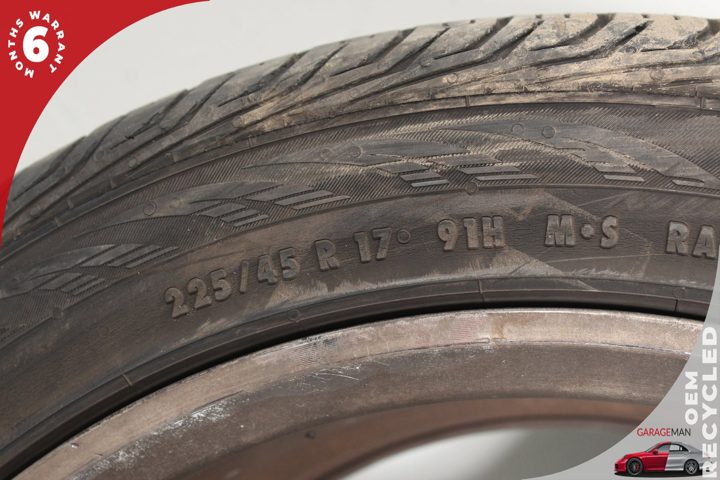 2002-2005 Mercedes W203 C230 Rear Wheel Rim w/ Tire 8.5JX17H2ET34 2034001302 OEM