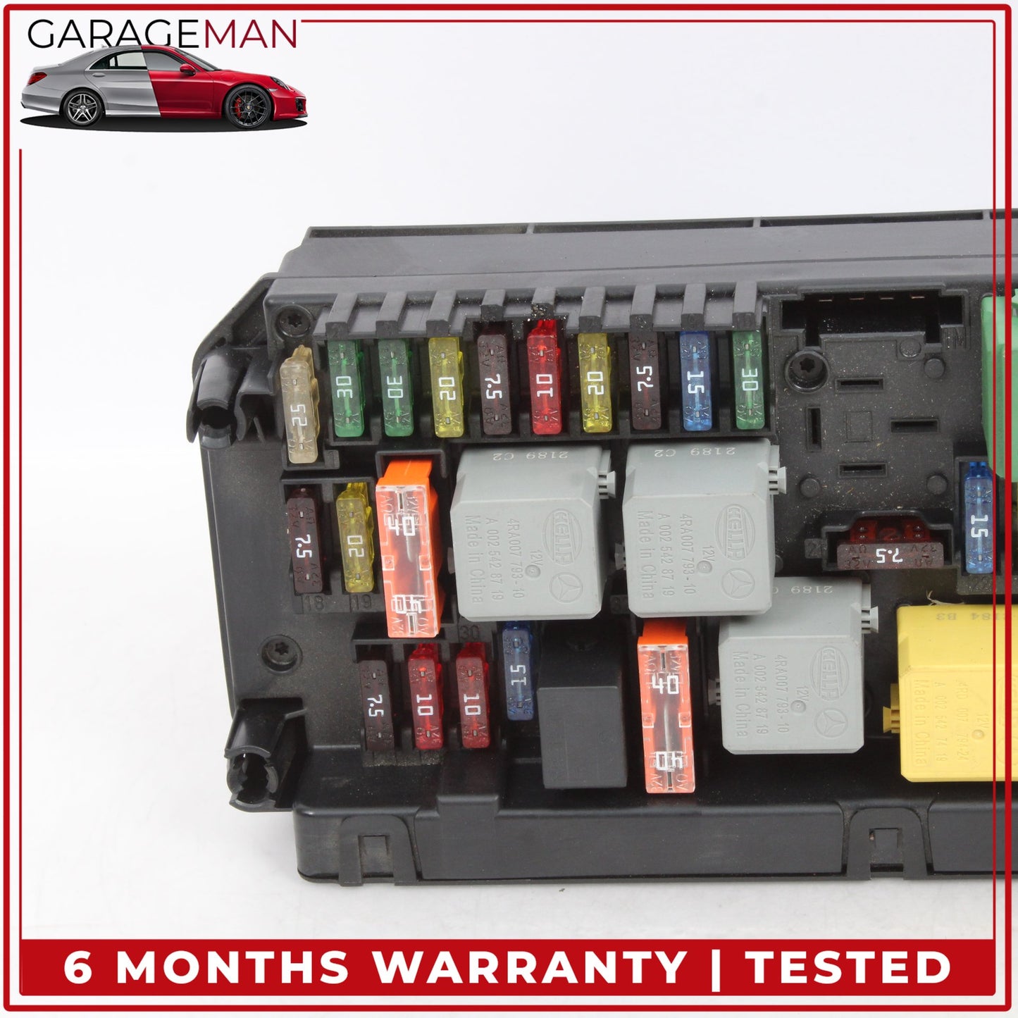 2010-2020 Mercedes W204 C250 E400 Front SAM Module Relay Fuse Box 2129003414 OEM