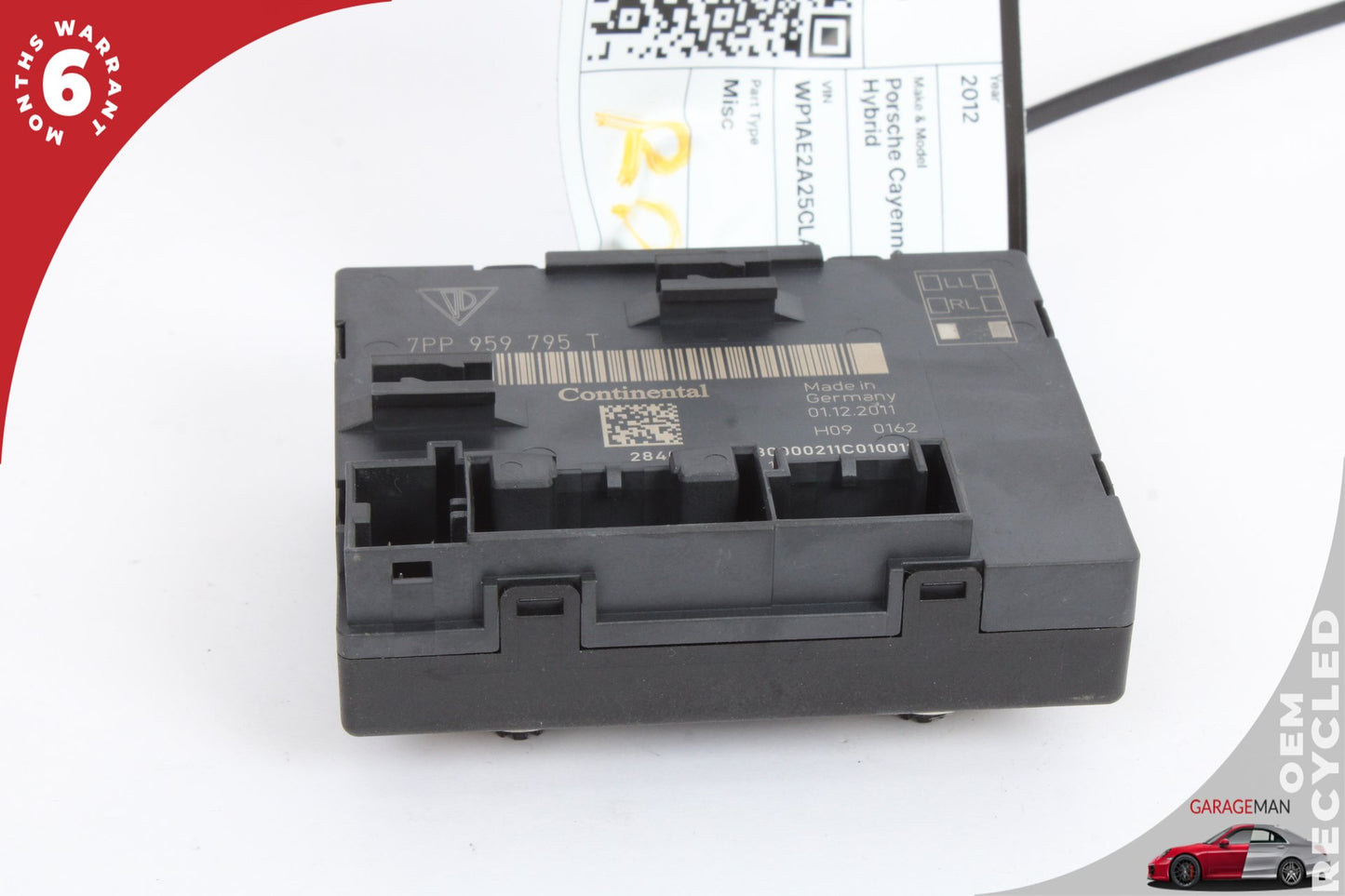 2011-2018 Porsche Cayenne S 958 Rear Left or Right Side Door Control Module OEM