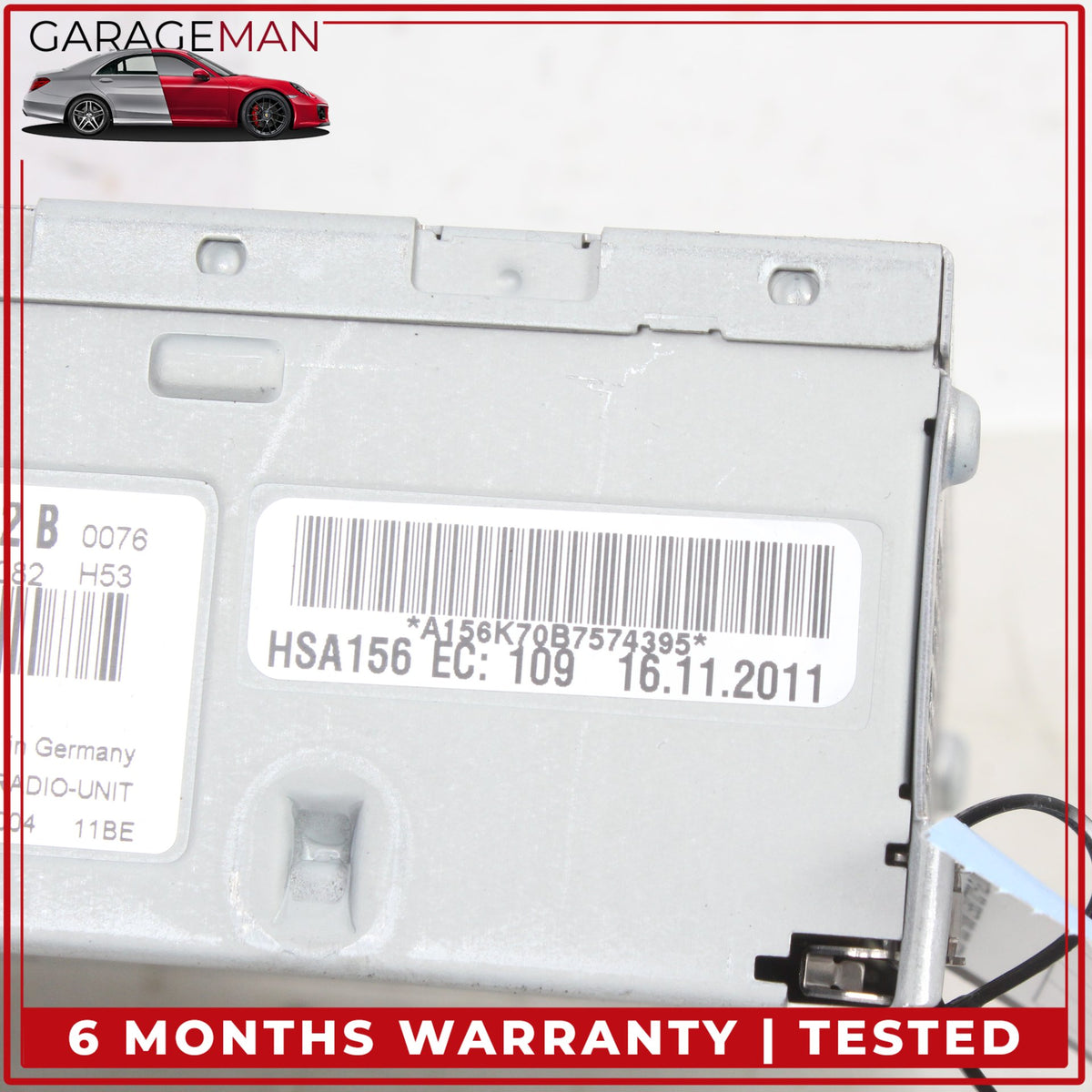 2012-2018 Audi A7 A6 AM FM Audio Radio Receiver Module 4G0035082 OEM
