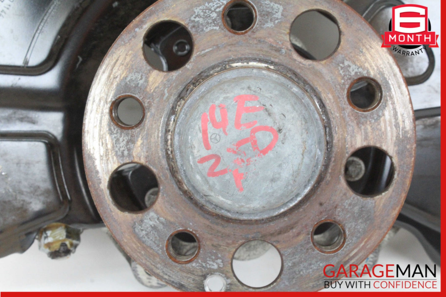 10-16 Mercedes W212 E250 Front Left Side Spindle Knuckle Wheel Hub OEM