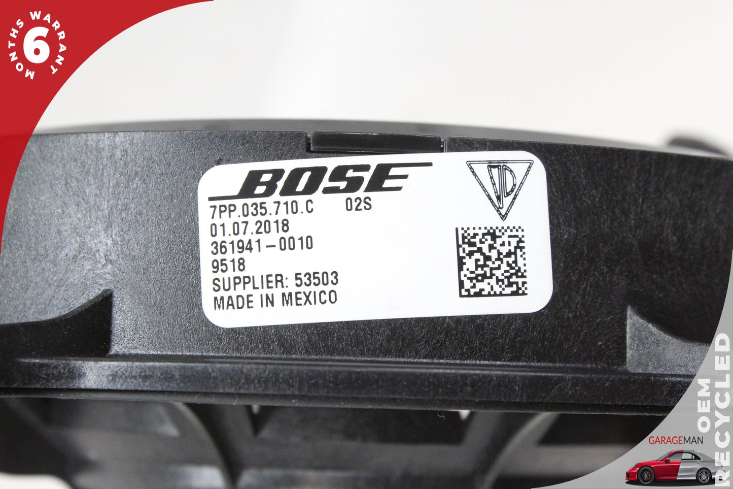 2015-2024 Porsche Macan 95B Rear Left and Right Side Door Speaker 7PP035710C OEM