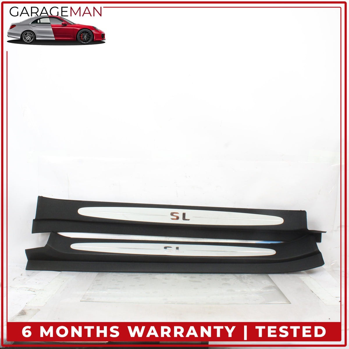 2003-2012 Mercedes R230 SL500 Door Step Sill Left and Right Set 2306800335 OEM