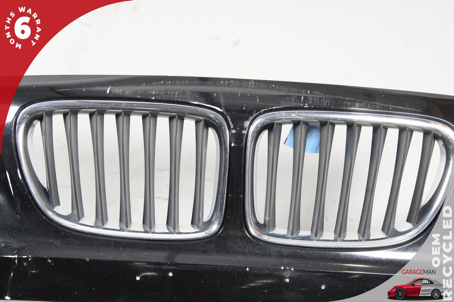 2013-2015 BMW X1 E84 Front Bumper Cover Assembly Black w/ Grille &amp; Fog Light OEM