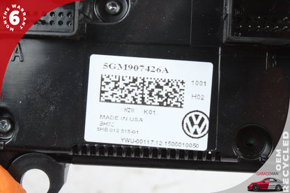 2015-2021 Volkswagen Golf A/C Heater Climate Control Switch 5GM907426A OEM