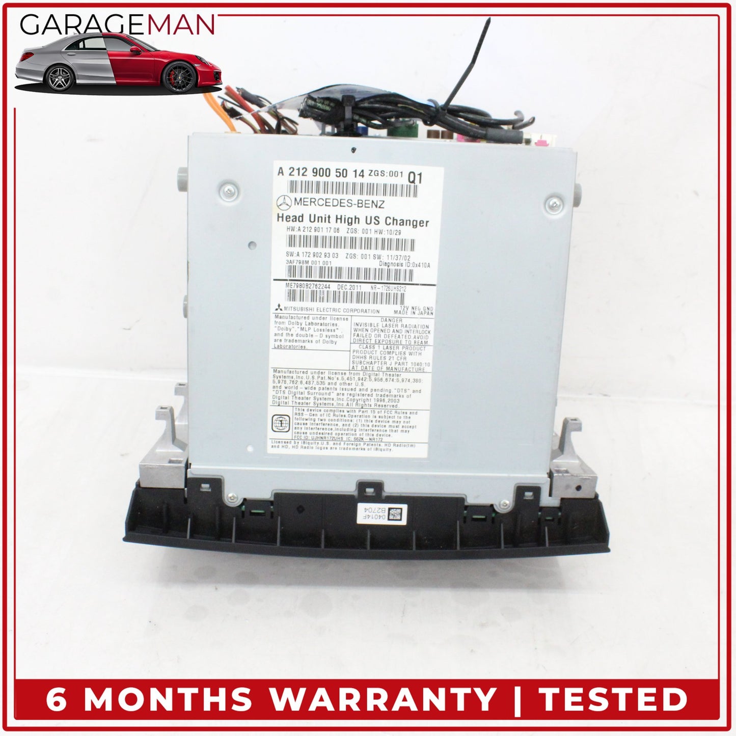 2011-2013 Mercedes W207 E350 Head Unit Navigation Command Comand CD Audio OEM
