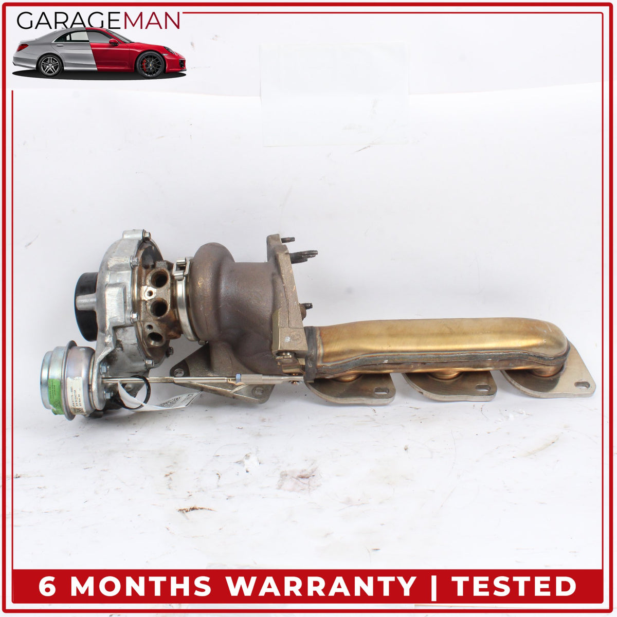12-18 Mercedes-Benz CLS550 W218 Right Side Turbo Turbocharger w/ Manifold 41k