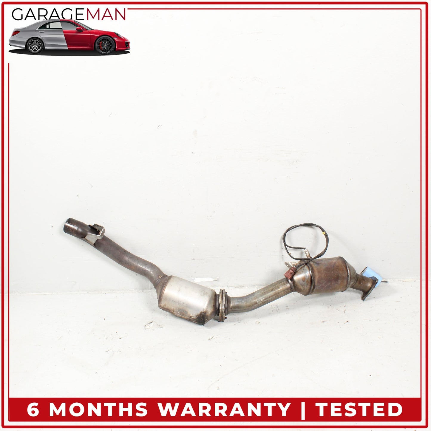 2011-2015 Audi Q7 SUV Left Driver Side Exhaust Downpipe Down Pipe 7P0253209 OEM