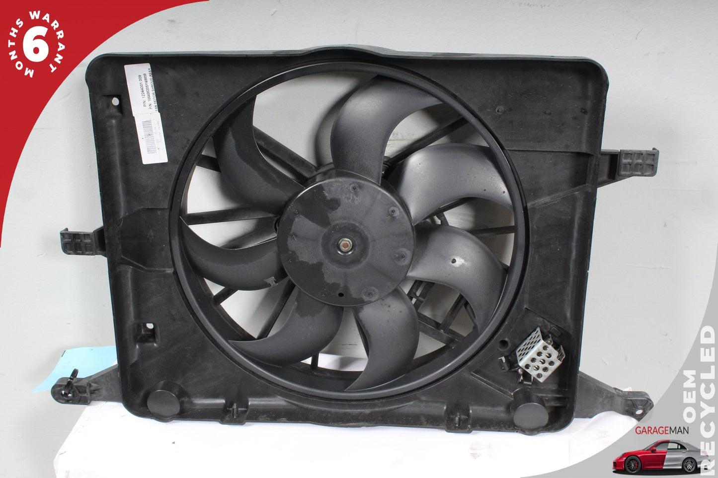 2006-2010 Pontiac Solstice Engine Radiator Cooling Fan Motor Assy 12244001 OEM