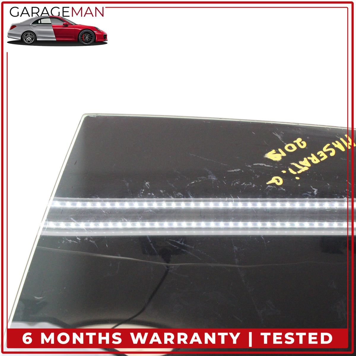 2014-2022 Maserati Ghibli M157 Rear Left Driver Side Door Window Glass OEM