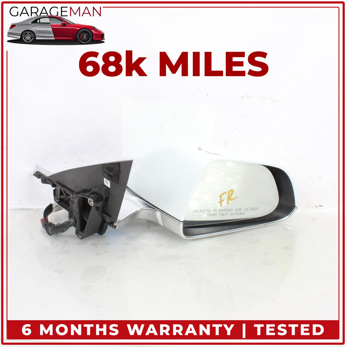 2017-2023 Tesla Model 3 Front Right Door Rear View Mirror OEM