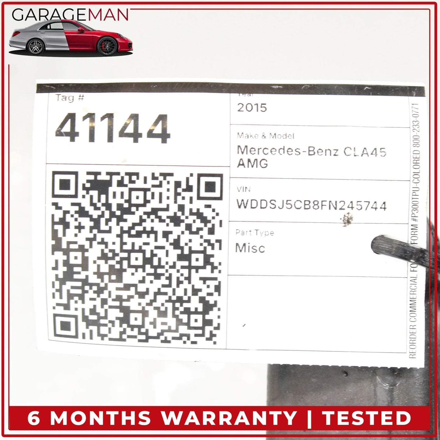 2014-2020 Mercedes W117 CLA45 AMG Front Subframe Crossmember 2466201200 OEM